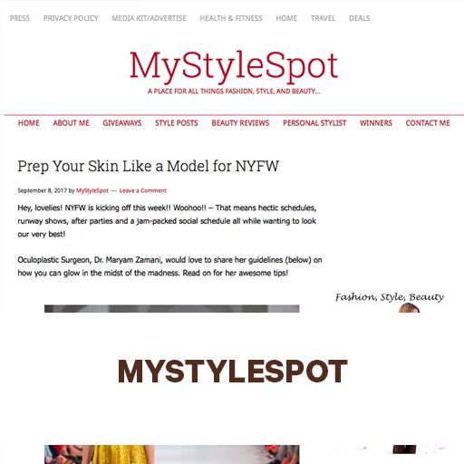 MyStyleSpot features MZ Skin Natural Konjac Sponge for Runway Skin
